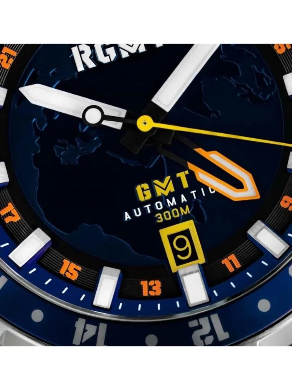 NWT Rgmt Globemaster Automatic Blue Dial Men's Watch